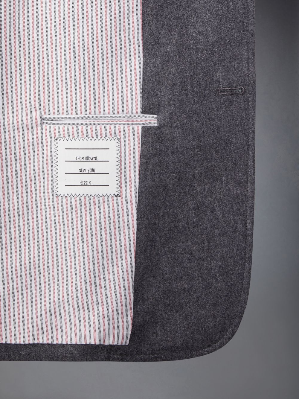 Thom Browne Flannel 4-Bar Unstructured Straight Fit Sport メンズ コート グレー | AZF91C63697