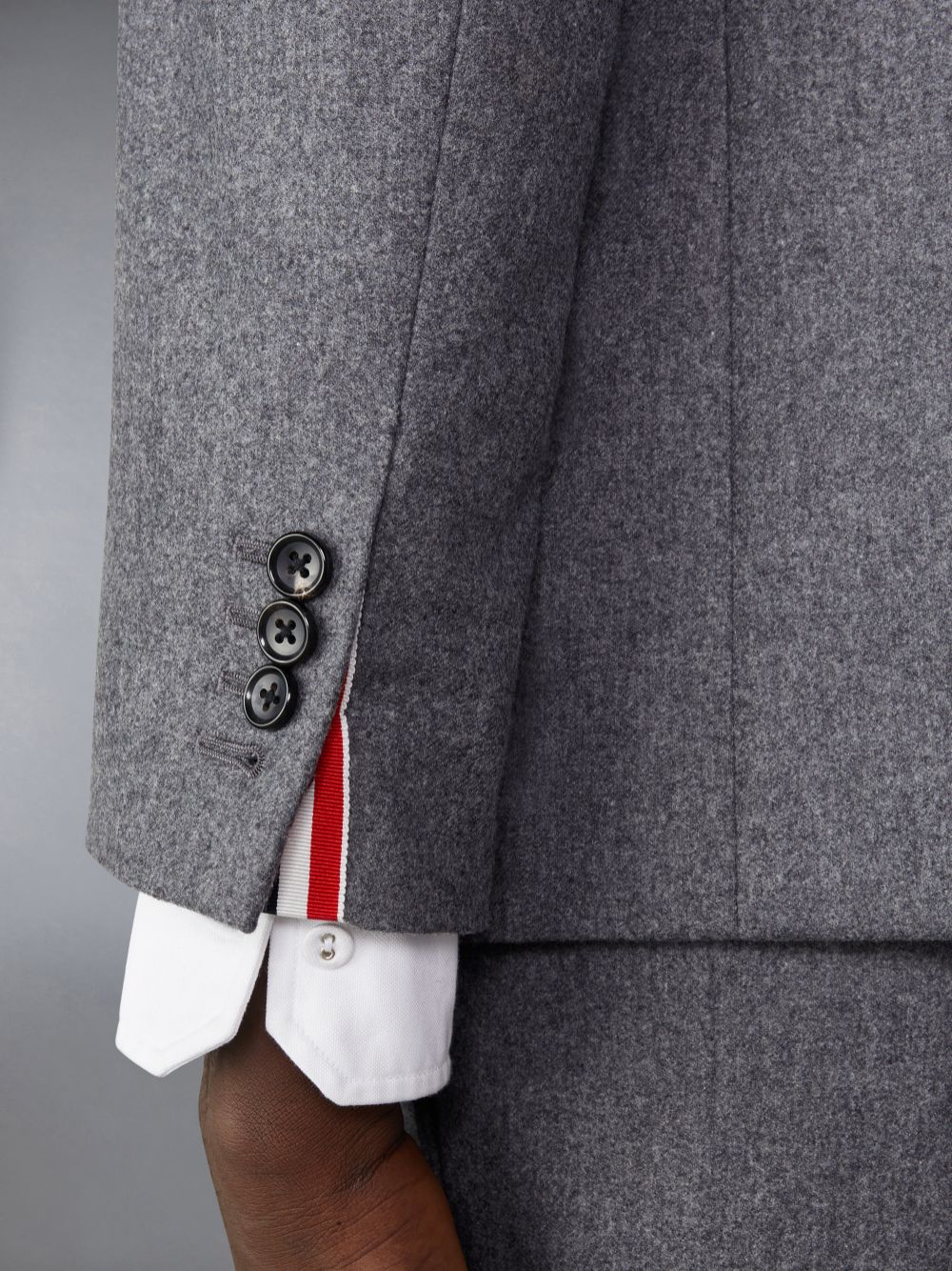 Thom Browne Flannel 4-Bar Unstructured Straight Fit Sport メンズ コート グレー | AZF91C63697