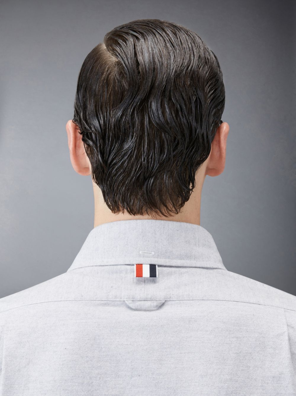 Thom Browne Flannel 4-Bar メンズ シャツ グレー | GBM16H22986