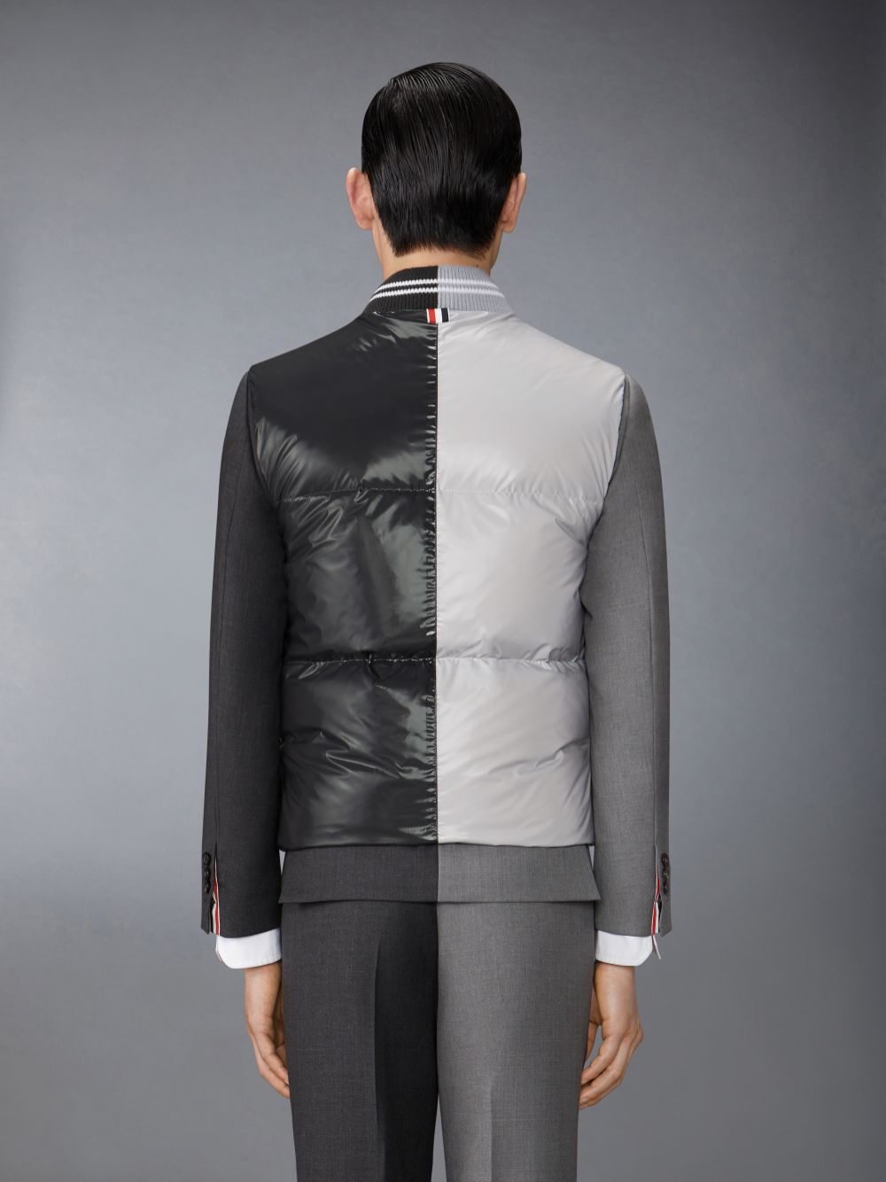 Thom Browne Funmix Glossy Tech Down Fill メンズ ベスト 黄色 | NFI33I91616