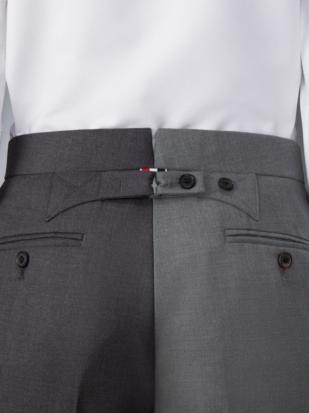 Thom Browne Funmix Twill Classic Back Strap レディース パンツ グレー | XWH65H48895
