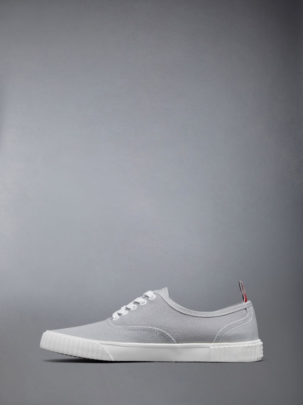 Thom Browne Grey Cotton Canvas Heritage レディース スニーカー グレー | LVI54D80224