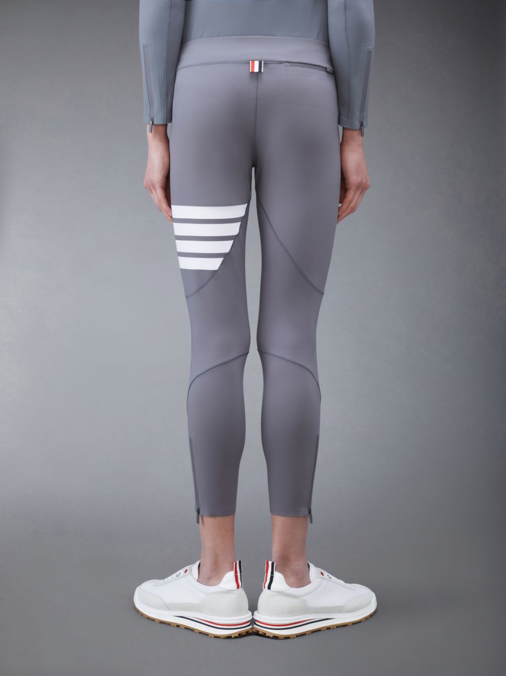 Thom Browne Interlock 4-Bar Compression メンズ タイツ グレー | PII86O48705