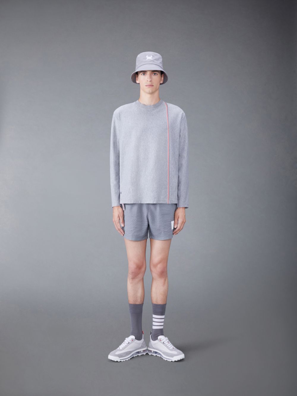 Thom Browne Jersey Oversized メンズ Tシャツ グレー | GPV95O70248