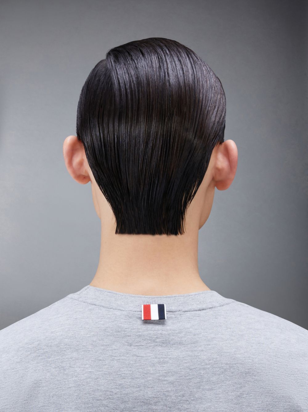 Thom Browne Jersey Relaxed Side Slit メンズ Tシャツ グレー | RRK76T18726