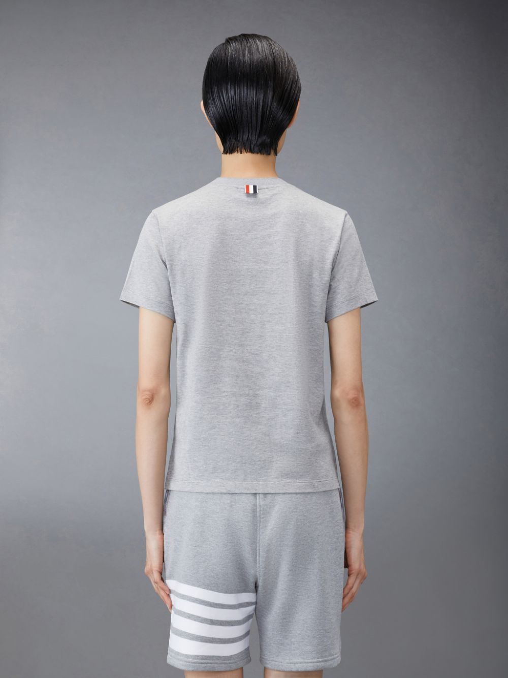 Thom Browne Jersey Relaxed Side Slit レディース Tシャツ グレー | DQA29Y34295