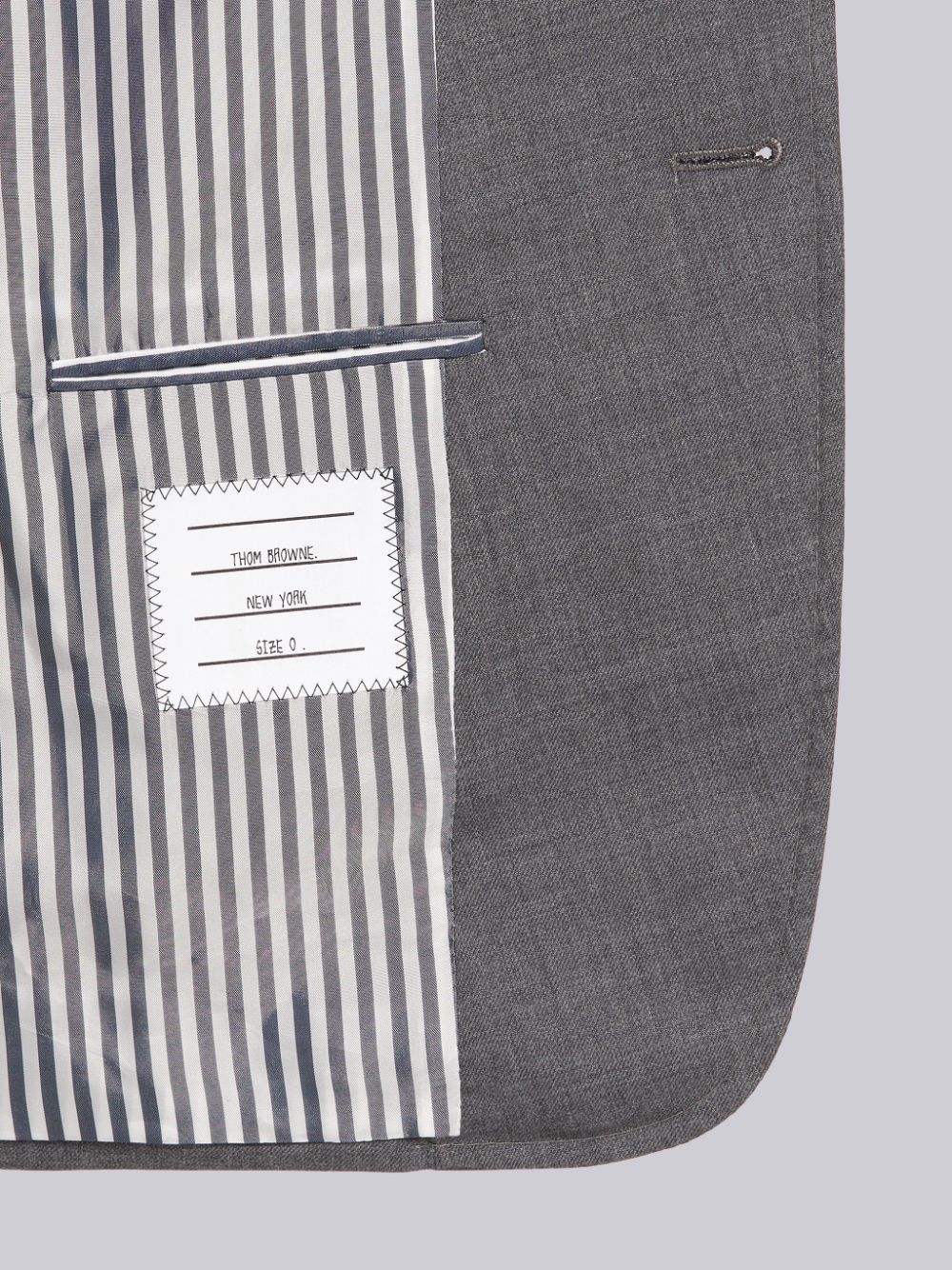 Thom Browne Medium Super 120s Wool Twill Sack メンズ ジャケット グレー | QPS05X71947