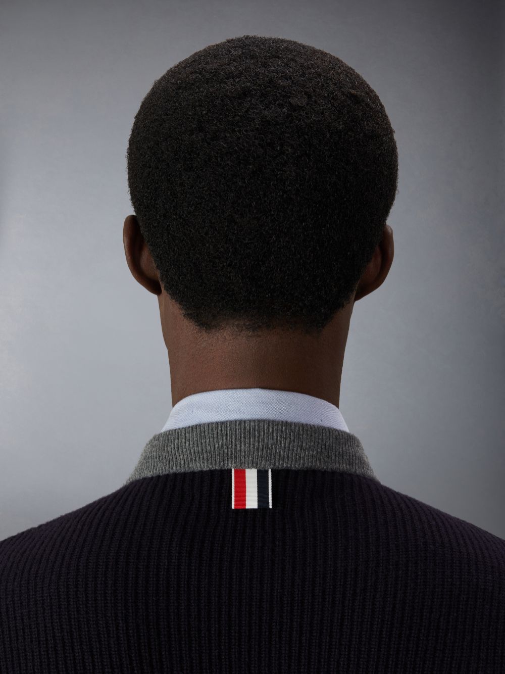 Thom Browne Merino Wool 2 in 1 Half 4-Bar メンズ プルオーバー グレー | XYV36E13890