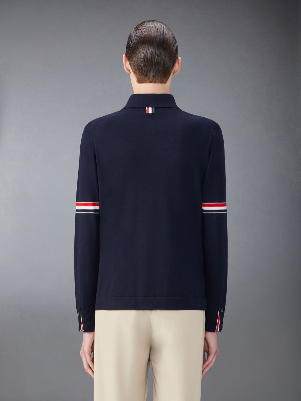 Thom Browne Merino Wool Armband メンズ シャツ 青 | TCP28E11198