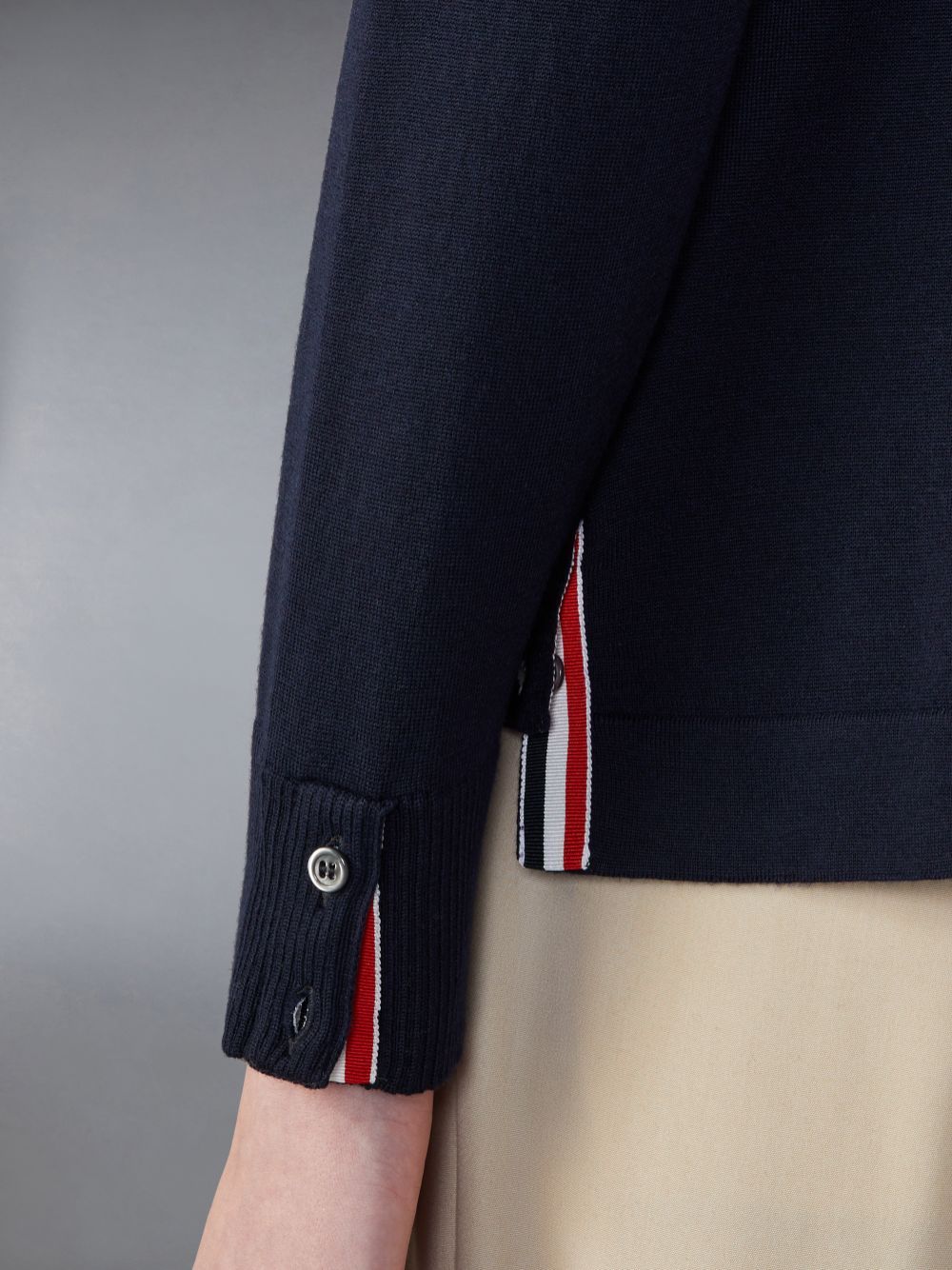 Thom Browne Merino Wool Armband メンズ シャツ 青 | TCP28E11198