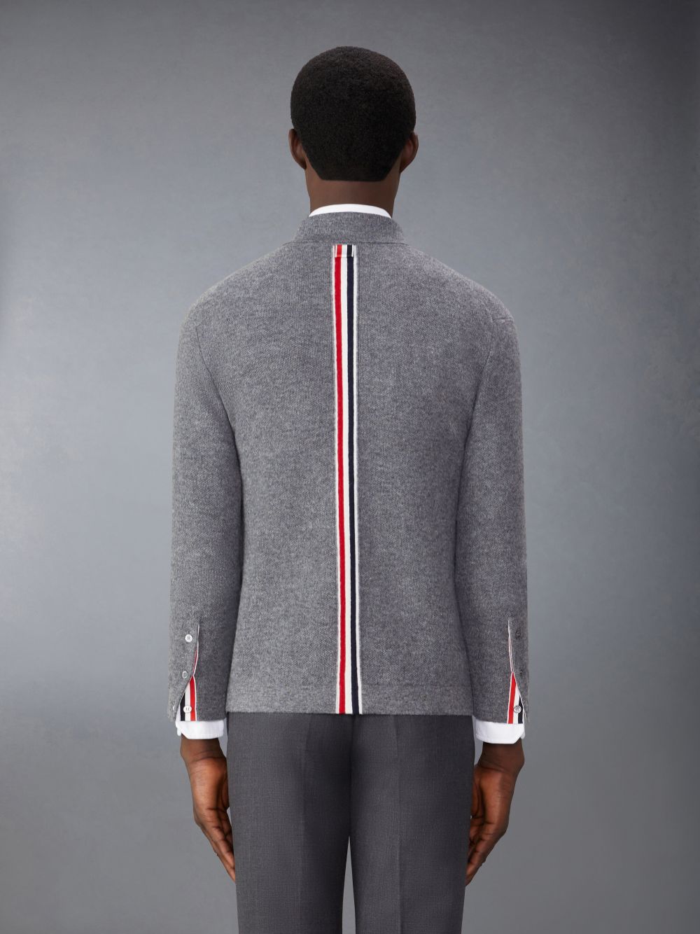 Thom Browne Merino Wool Washed Pique メンズ ジャケット グレー | JNL39D72388