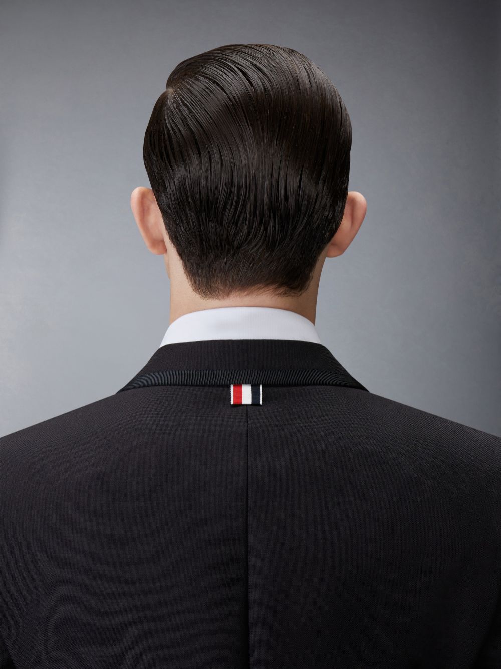 Thom Browne Mohair Classic Sport メンズ コート 黒 | VFG58E08836