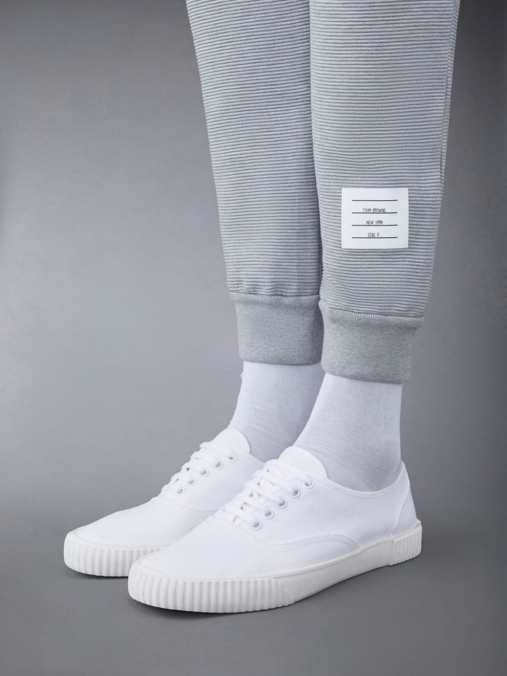 Thom Browne Ottoman 4-Bar メンズ スウェットパンツ グレー | TEF13W53941