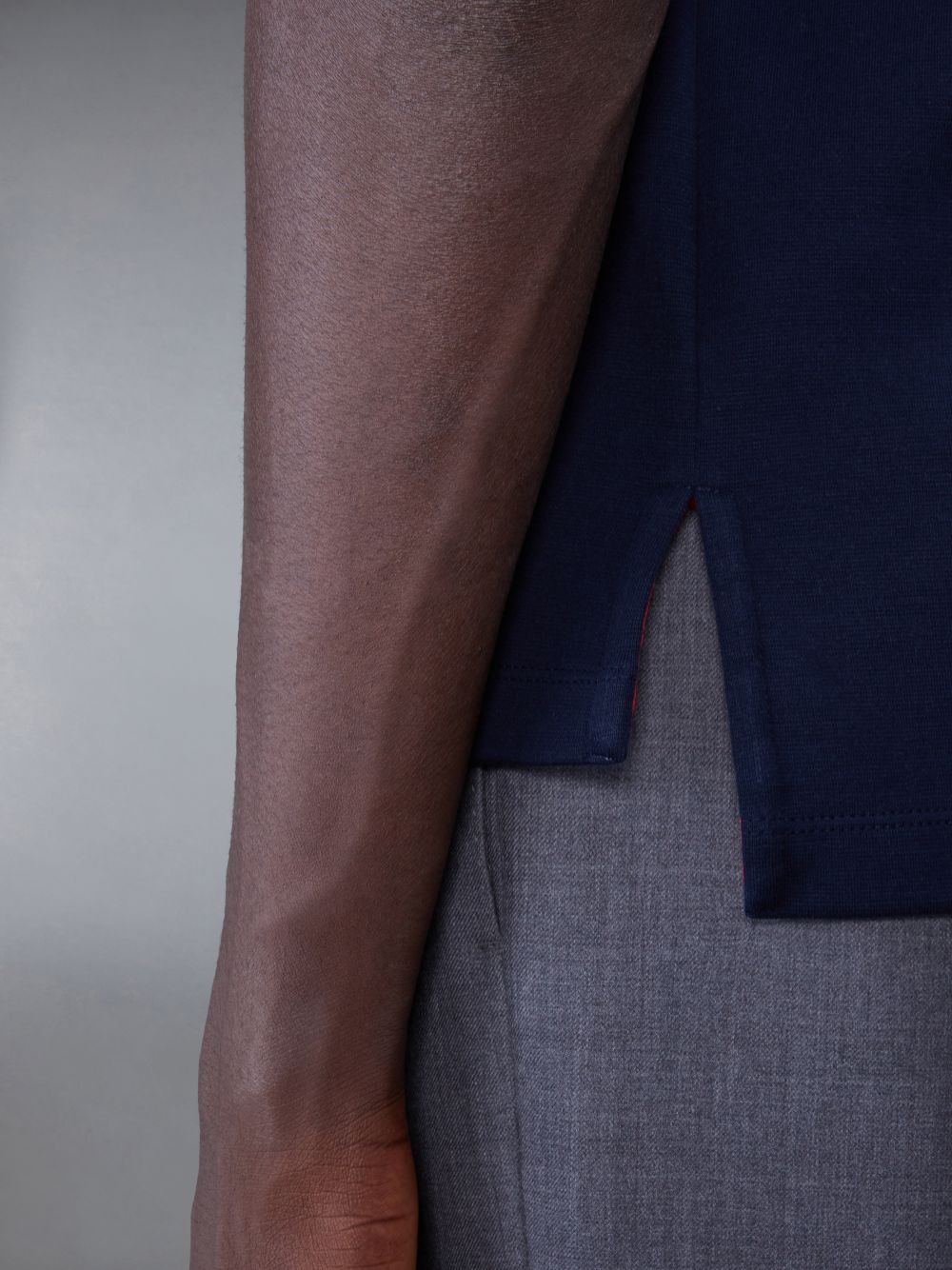 Thom Browne Oversized Short Sleeve Pocket メンズ Tシャツ 青 | WMU89X24306