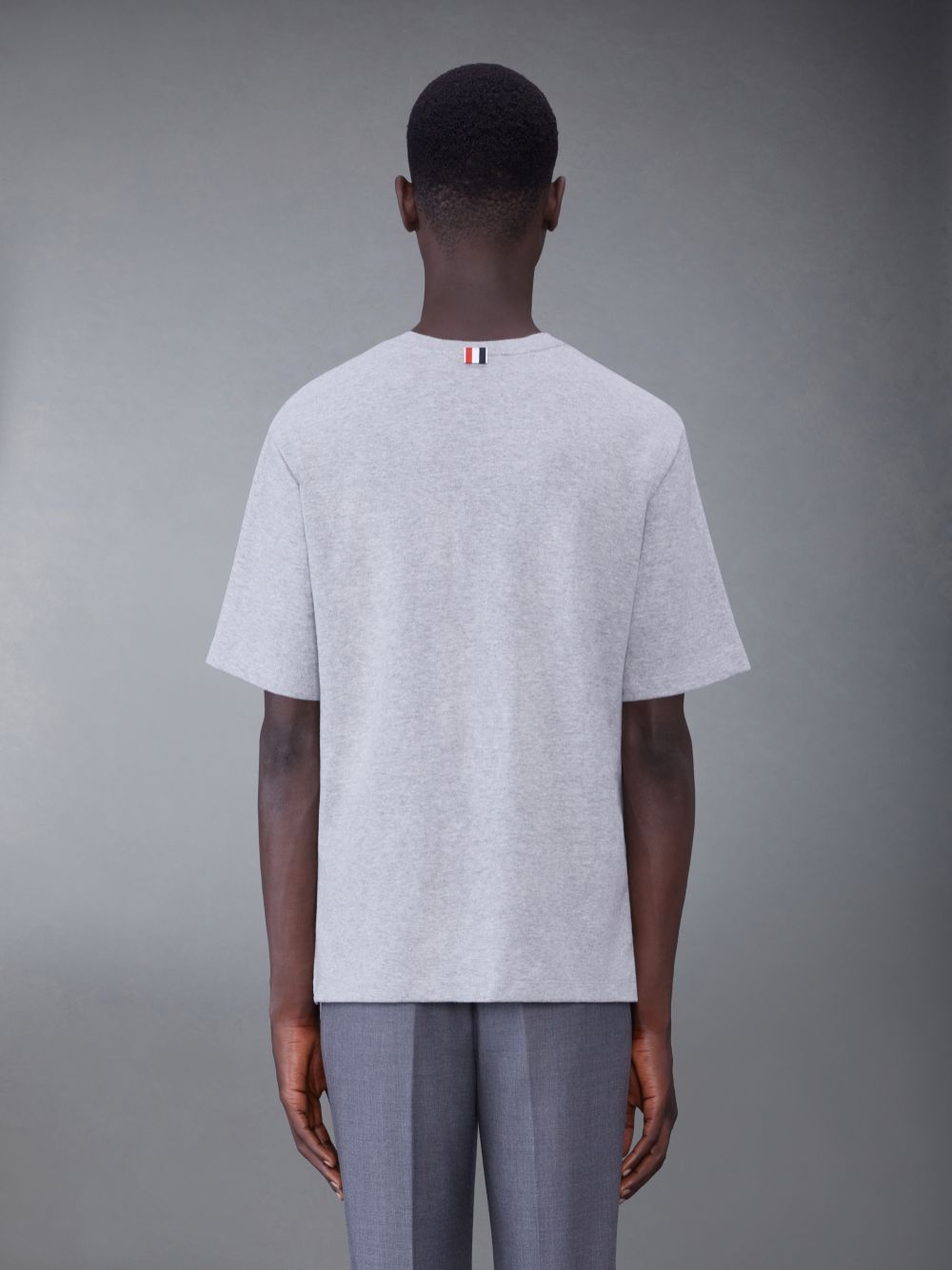 Thom Browne Oversized Short Sleeve Pocket メンズ Tシャツ グレー | TLP91O93873