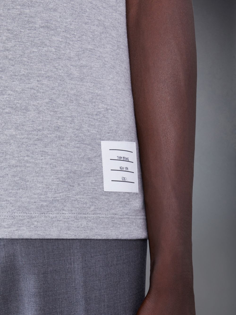 Thom Browne Oversized Short Sleeve Pocket メンズ Tシャツ グレー | TLP91O93873
