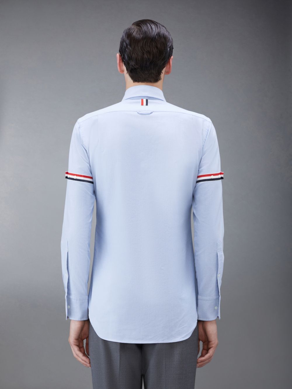 Thom Browne Oxford Classic Armbands メンズ シャツ 青 | RRZ15Y95881
