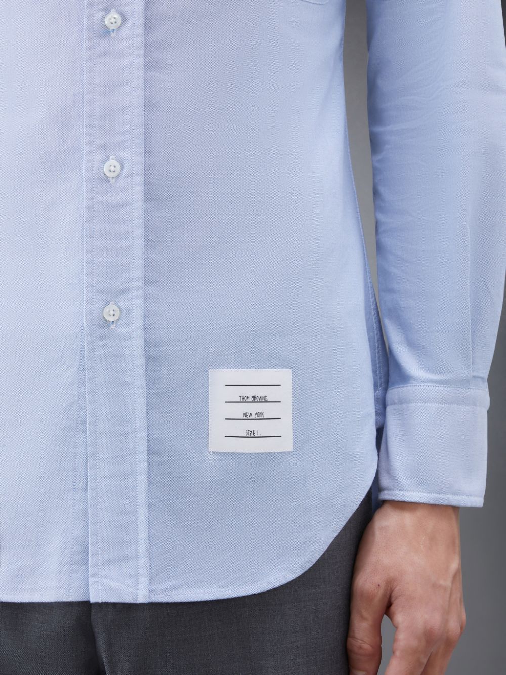 Thom Browne Oxford Classic Armbands メンズ シャツ 青 | RRZ15Y95881