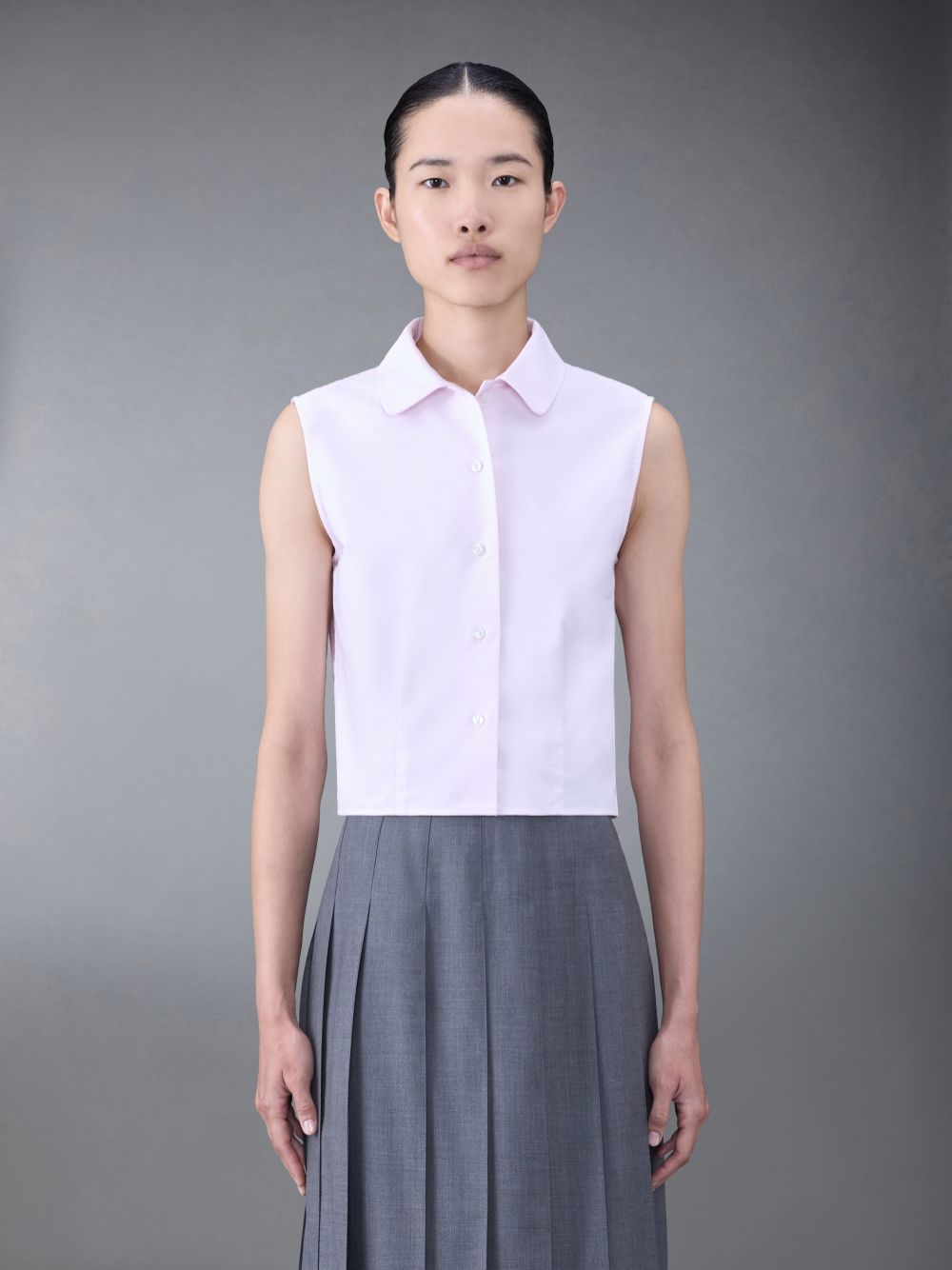 Thom Browne Oxford Sleeveless レディース シャツ ピンク | OFL74W48766