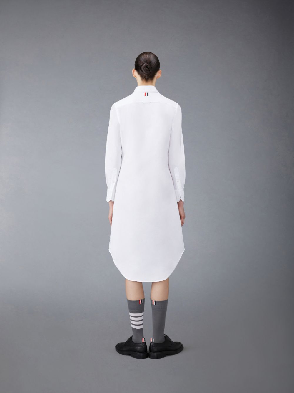 Thom Browne Oxford Stripe Shirt レディース ワンピース 白 | TOL93D74711