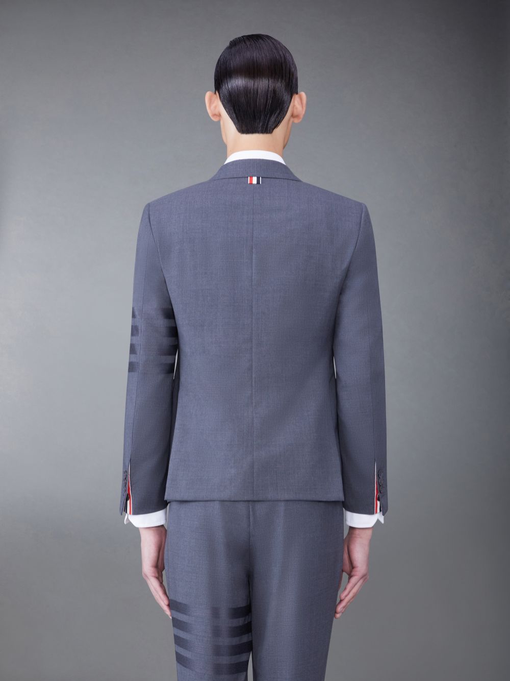 Thom Browne PLAIN WEAVE SUITING 4-BAR CLASSIC SPORT メンズ コート グレー | IEH86E62971