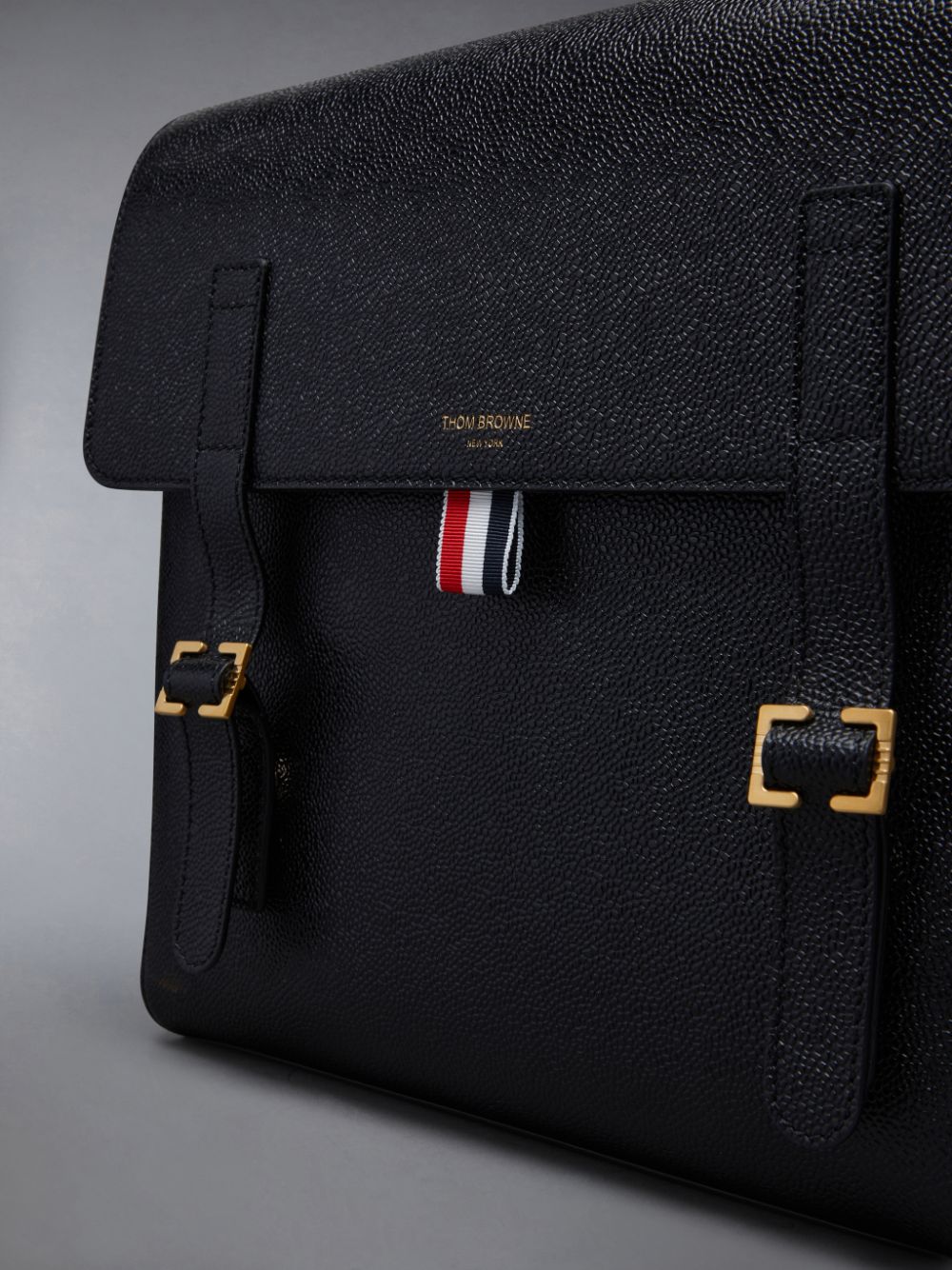 Thom Browne Pebble Grain Book レディース リュック 黒 | FAI74B74870