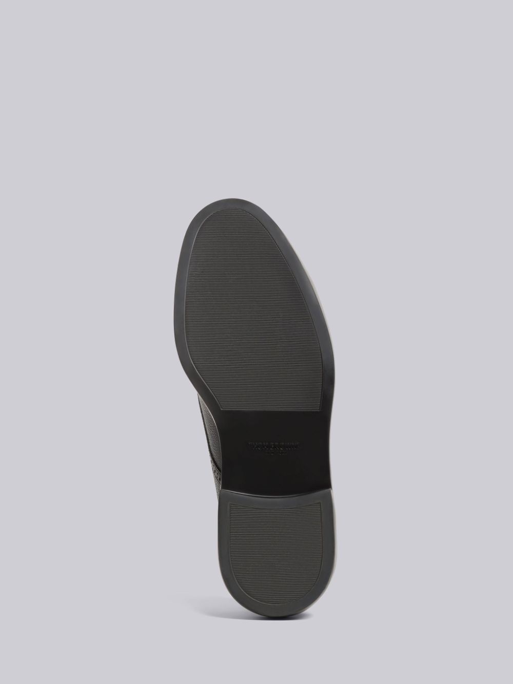 Thom Browne Pebble Grain Leather Cap Toe Derby メンズ オックスフォードシューズ 黒 | GYH85Y55574