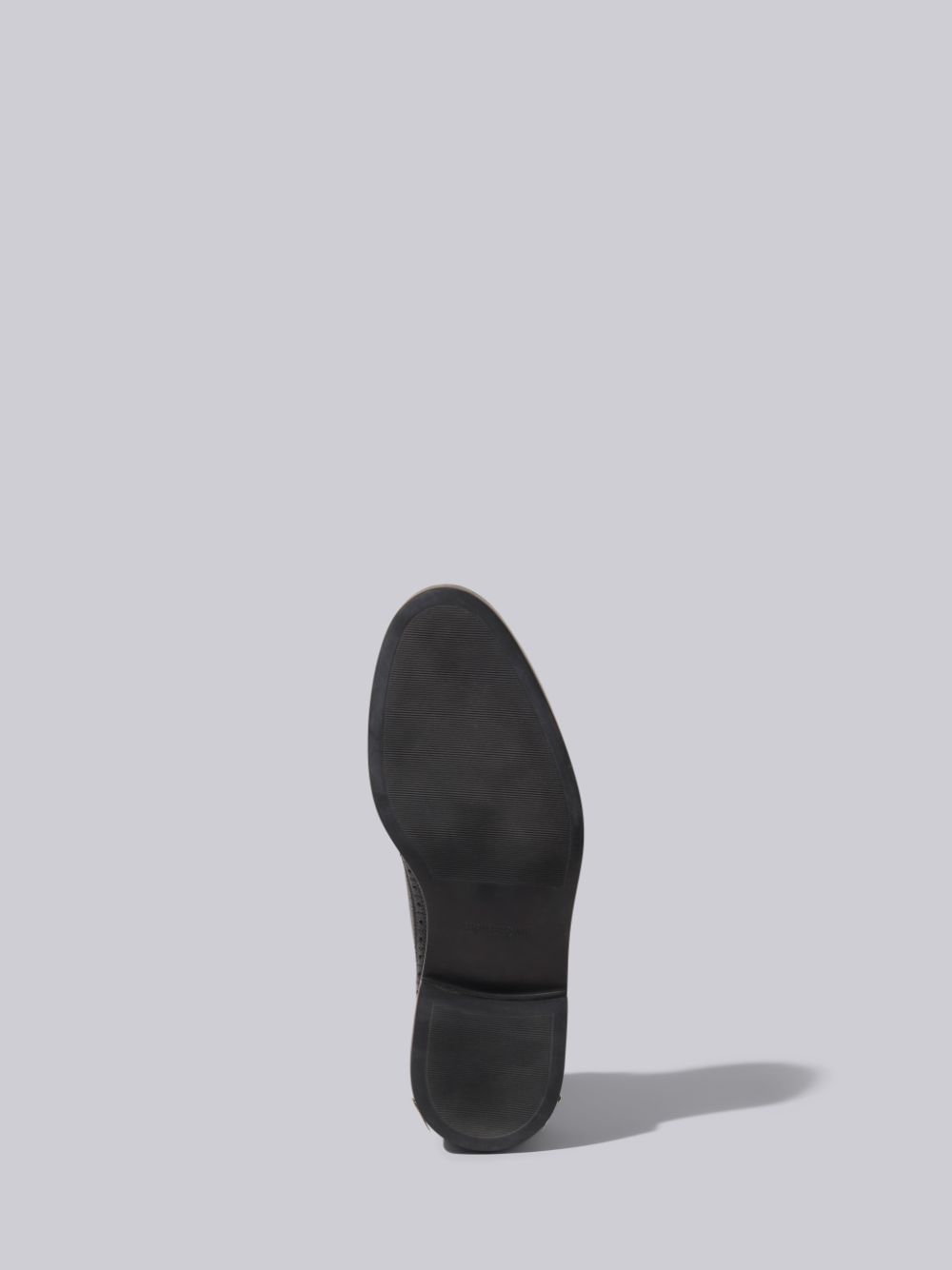 Thom Browne Pebble Grain Leather Lightweight Rubber Sole Longwing レディース ブローグシューズ 黒 | MPA91M83564