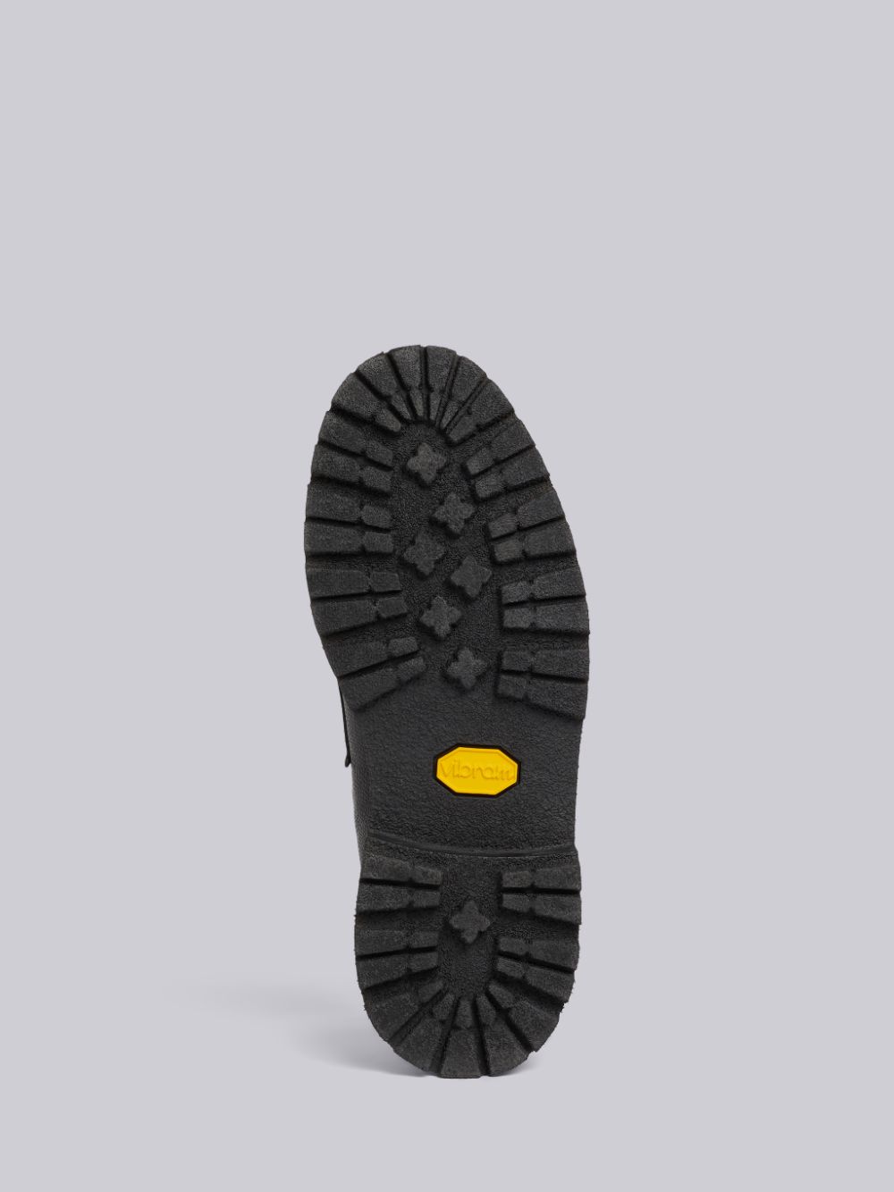 Thom Browne Pebble Grain Leather Rubber Commando Sole Classic Penny メンズ ローファー 黒 | IKX97E78881
