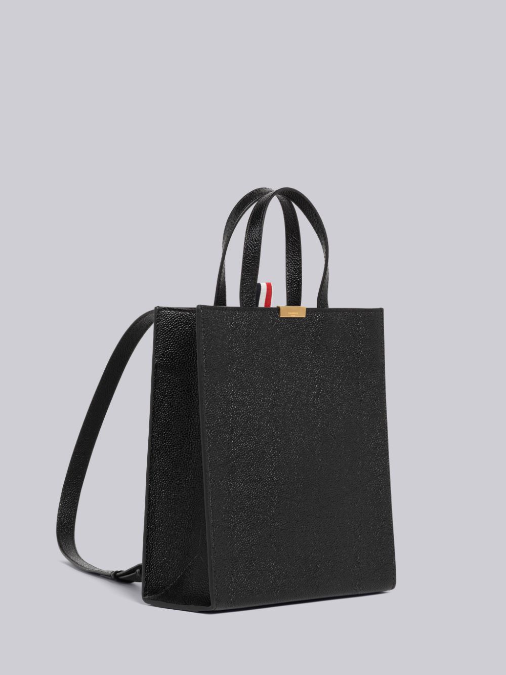 Thom Browne Pebble Grain Leather Small Multifunctional レディース リュック 黒 | XUX06Z52223
