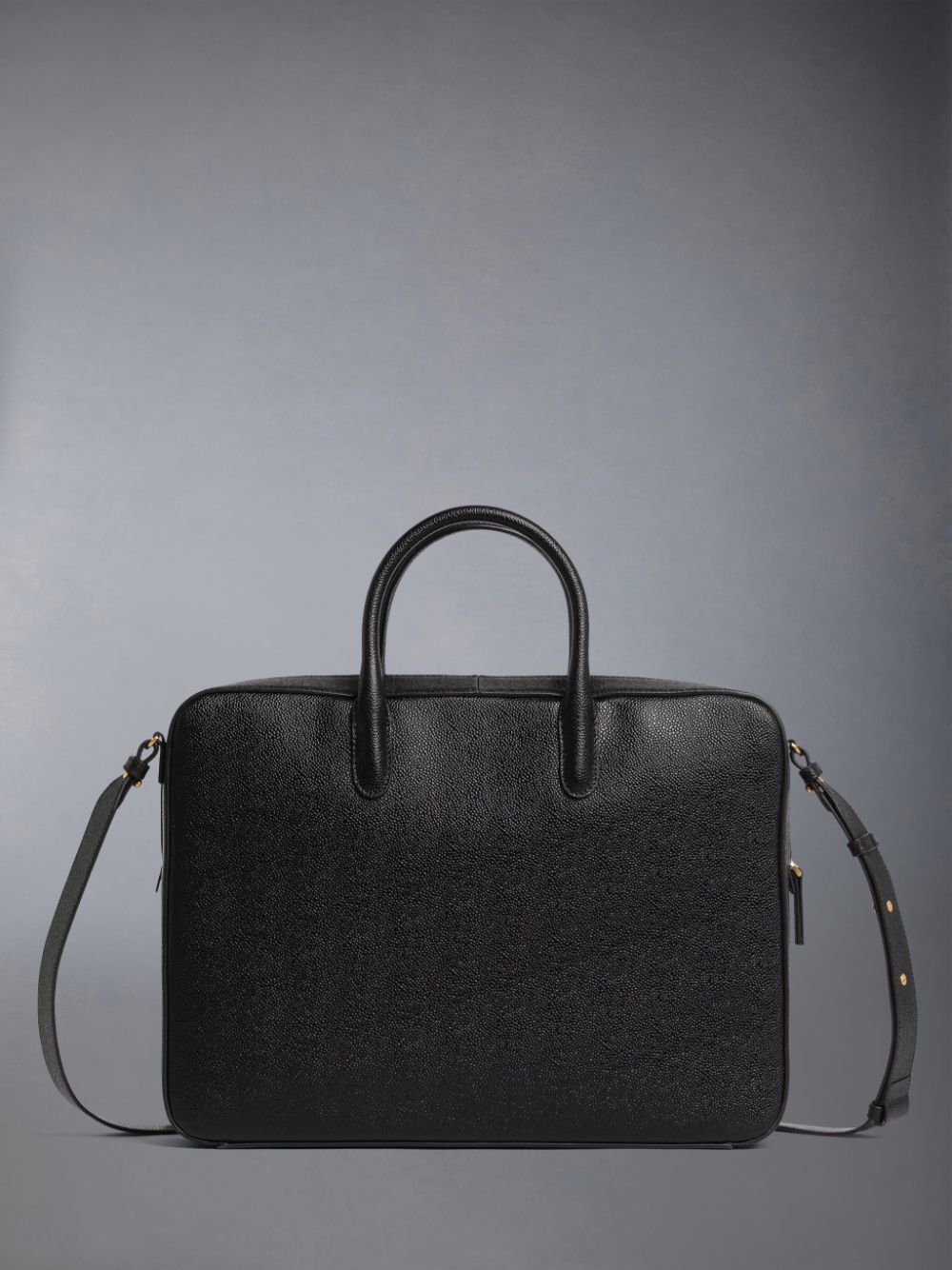 Thom Browne Pebble Grain Leather メンズ ビジネスバッグ 黒 | UCW11T02324