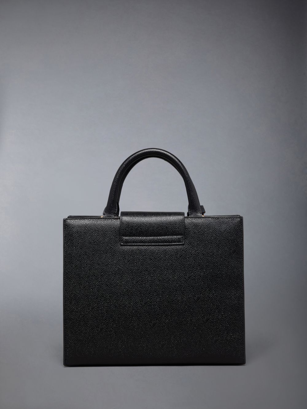 Thom Browne Pebble Grain Small Mr. レディース トートバッグ 黒 | SLN57X56893