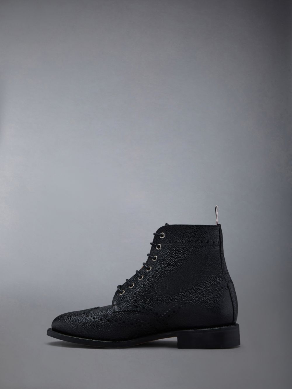 Thom Browne Pebble Grain Wingtip レディース ブーツ 黒 | CGY10F53680
