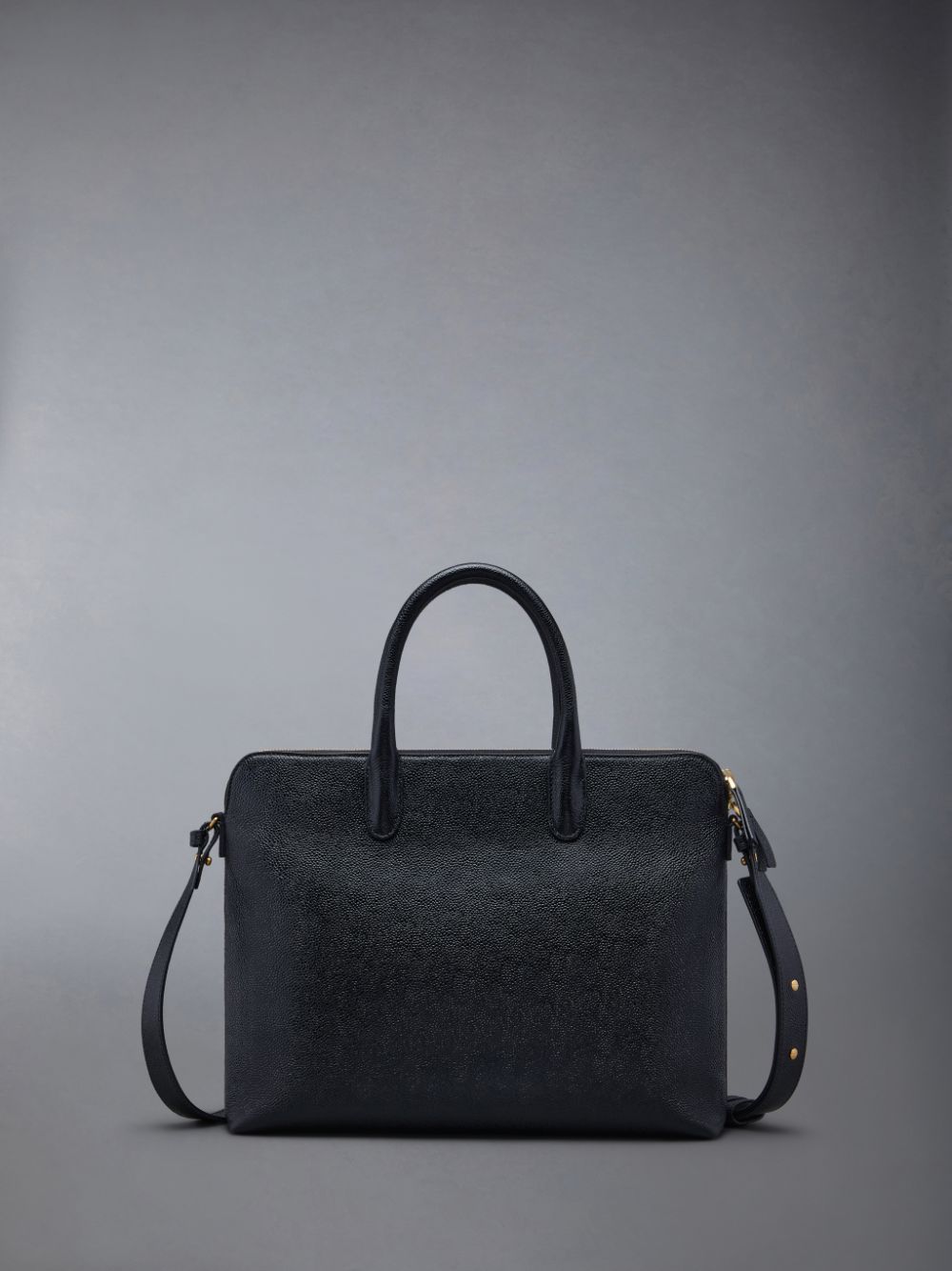 Thom Browne Pebble Grain レディース ビジネスバッグ 黒 | MIB86W95253