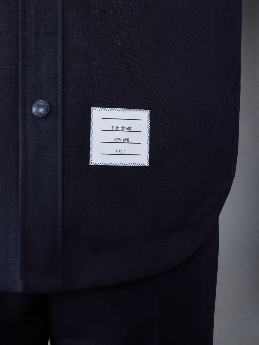 Thom Browne Plain Weave 4-Bar Jacket メンズ シャツ 青 | ZOB52N37715