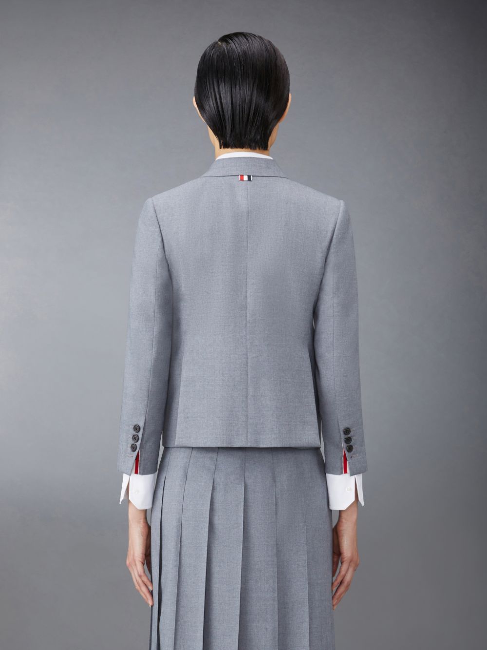 Thom Browne Plain Weave School Uniform High Armhole Sport レディース コート グレー | YUB78W16360