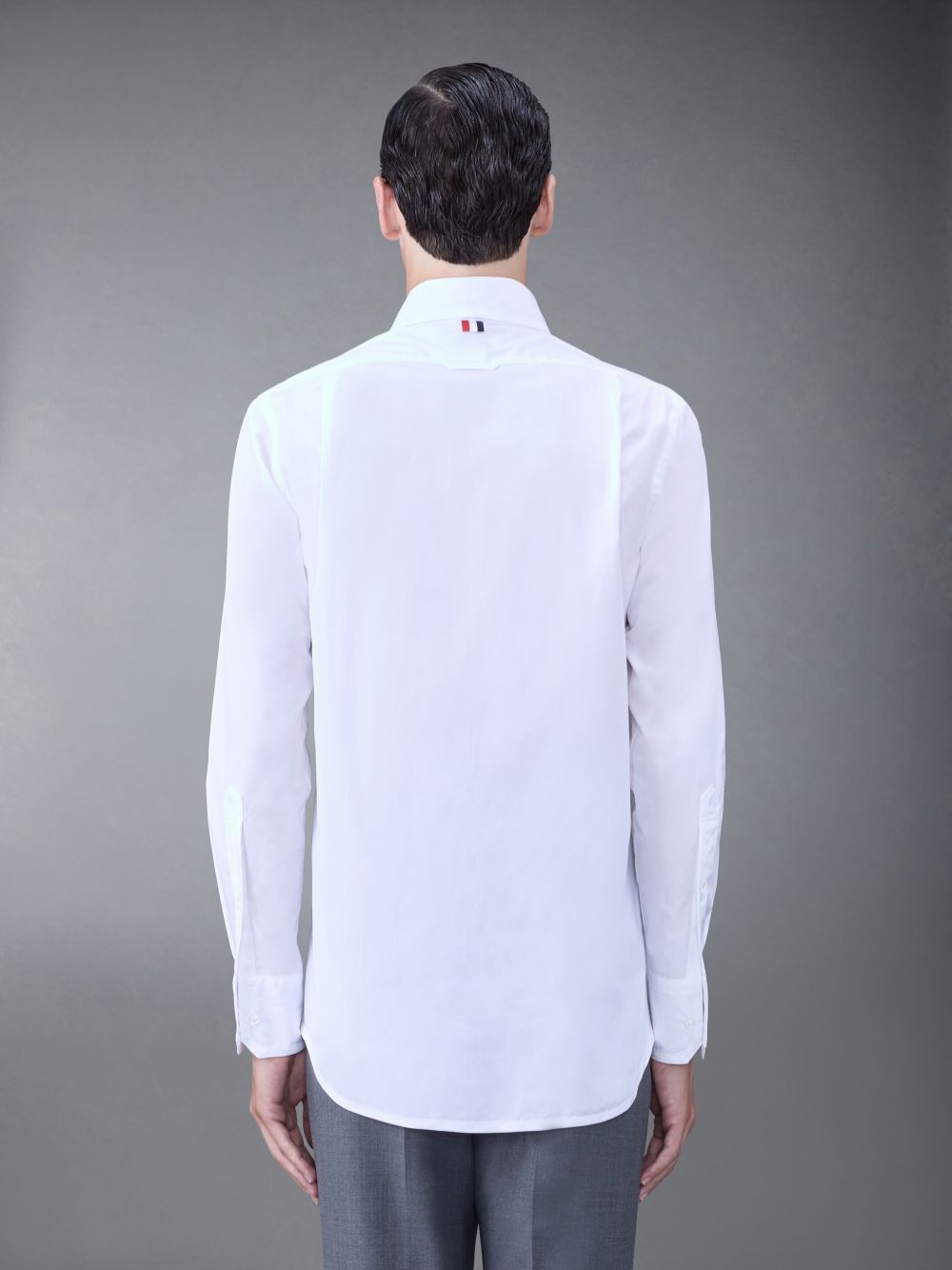 Thom Browne Poplin Tipping メンズ シャツ 白 | EUO69N63360