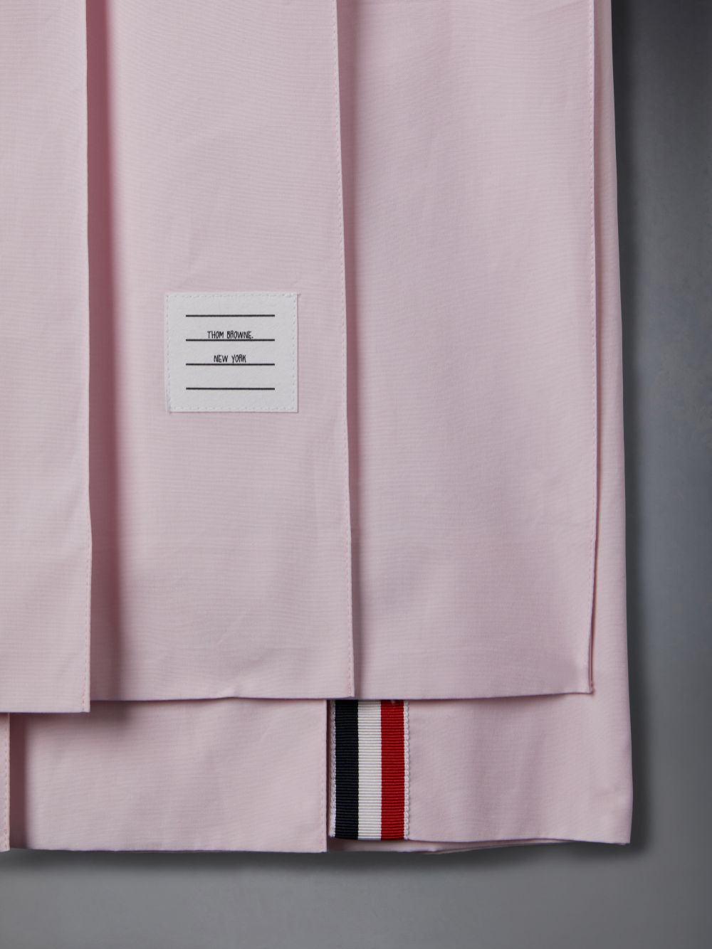 Thom Browne Poplin Wide Pleated Shirt ガール ワンピース ピンク | FBX01T99854