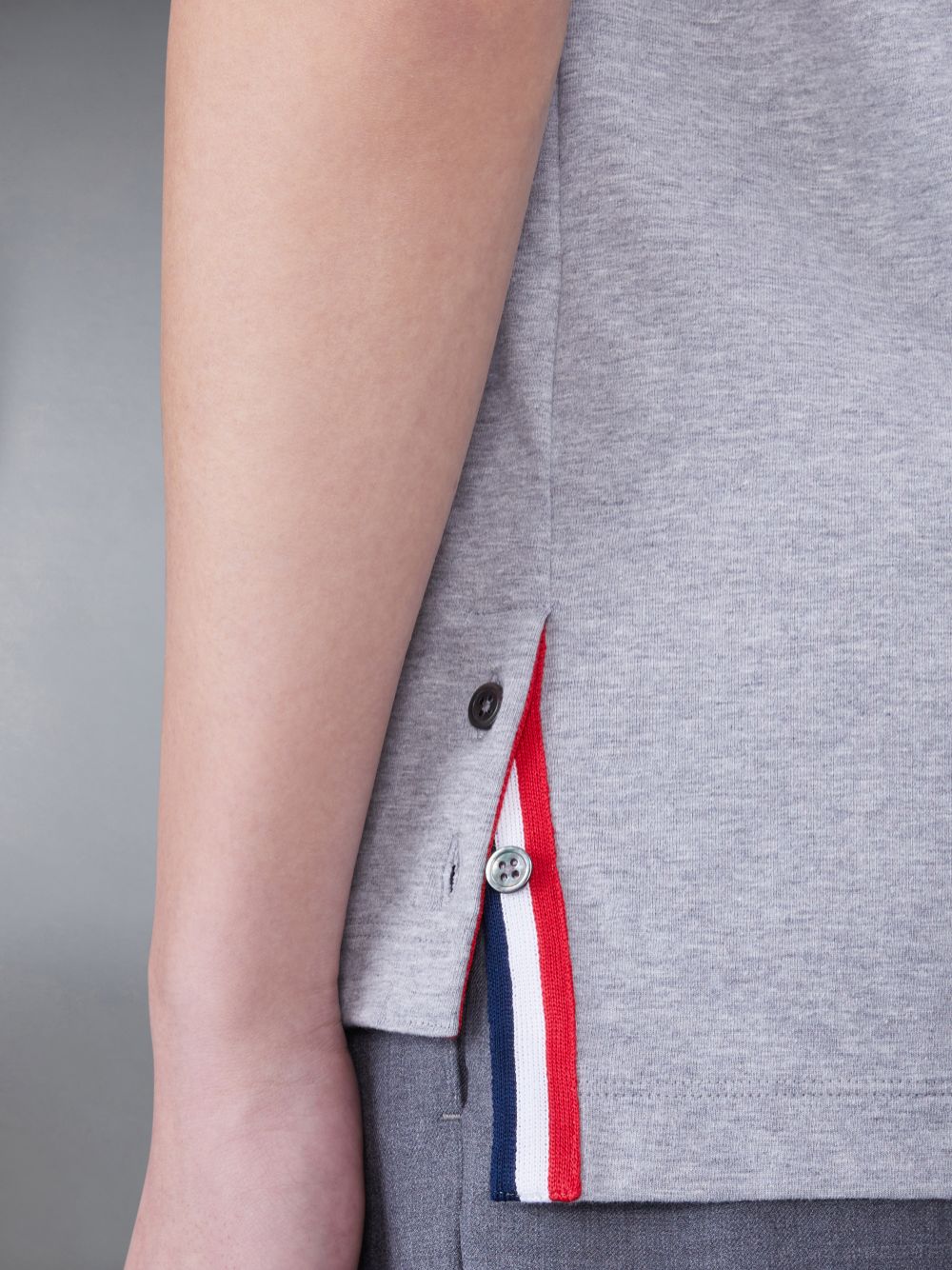 Thom Browne Ringer メンズ Tシャツ グレー | KTX90U23432