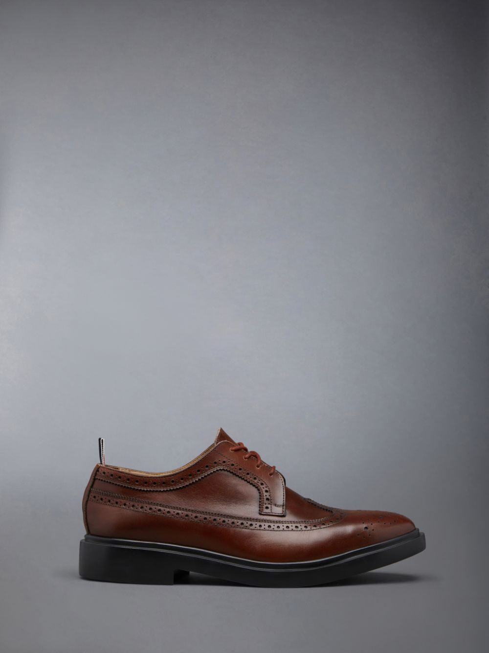 Thom Browne Rubber Sole Classic Longwing メンズ ブローグシューズ ブラウン | XGH74S68801