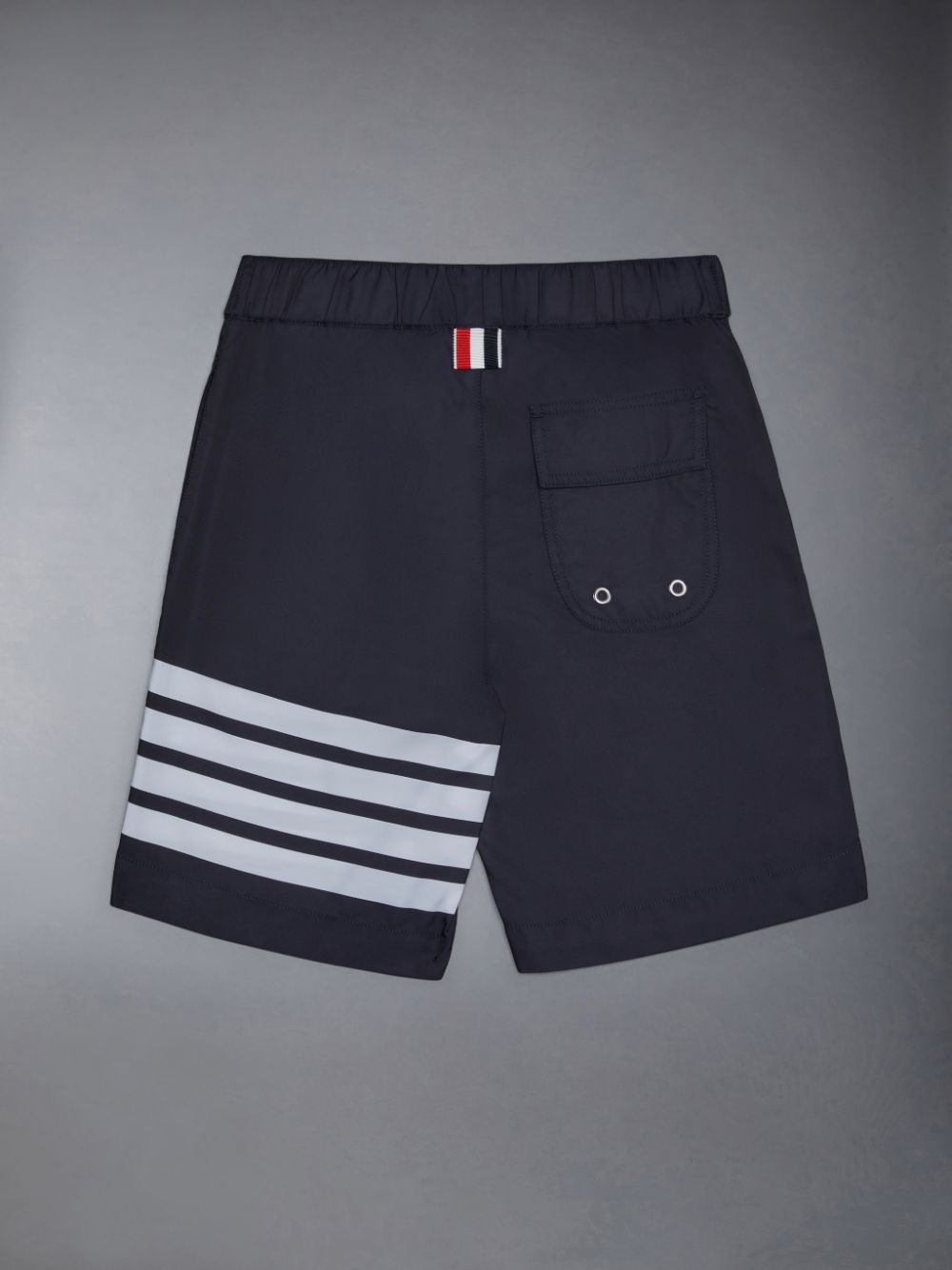Thom Browne Solid Swim Tech 4-Bar ガール ボードショーツ 青 | UTF10P61437