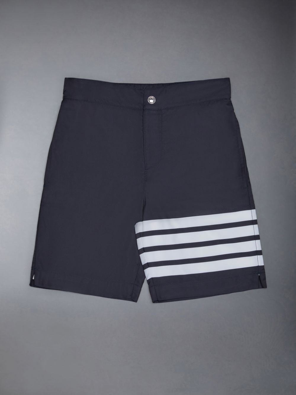 Thom Browne Solid Swim Tech 4-Bar ガール ボードショーツ 青 | UTF10P61437