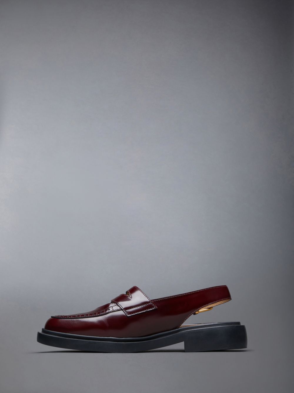 Thom Browne Spazzolato Slingback Penny レディース ローファー 赤 | PSM53N54337