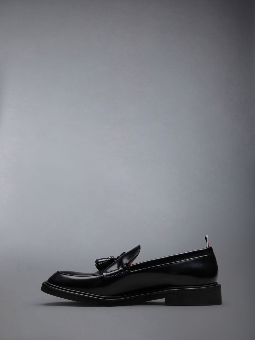 Thom Browne Spazzolato Tassel メンズ ローファー 黒 | CND83T03303