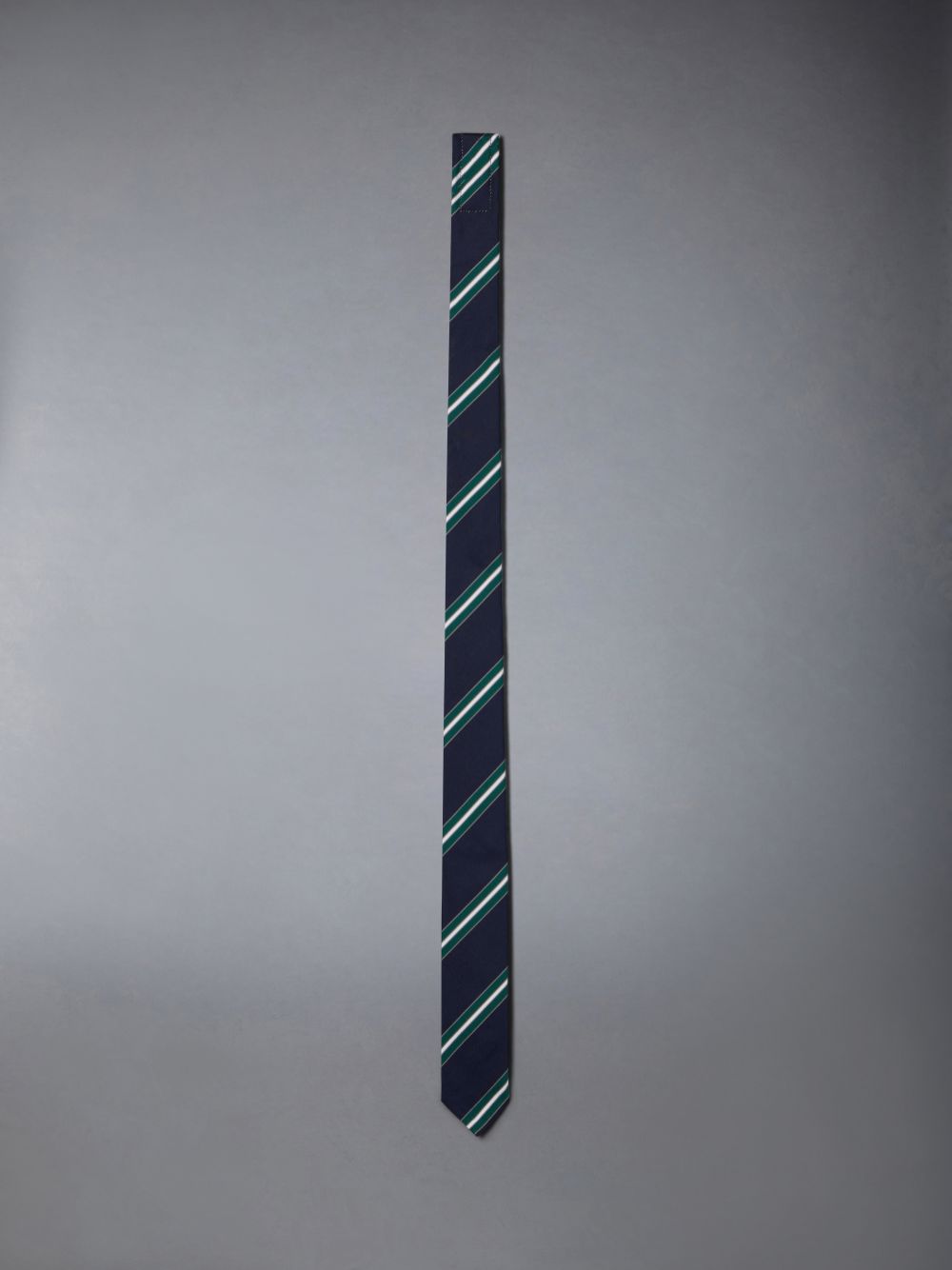 Thom Browne Stripe Mogador Classic レディース ネクタイ 青 | XZX62H99452