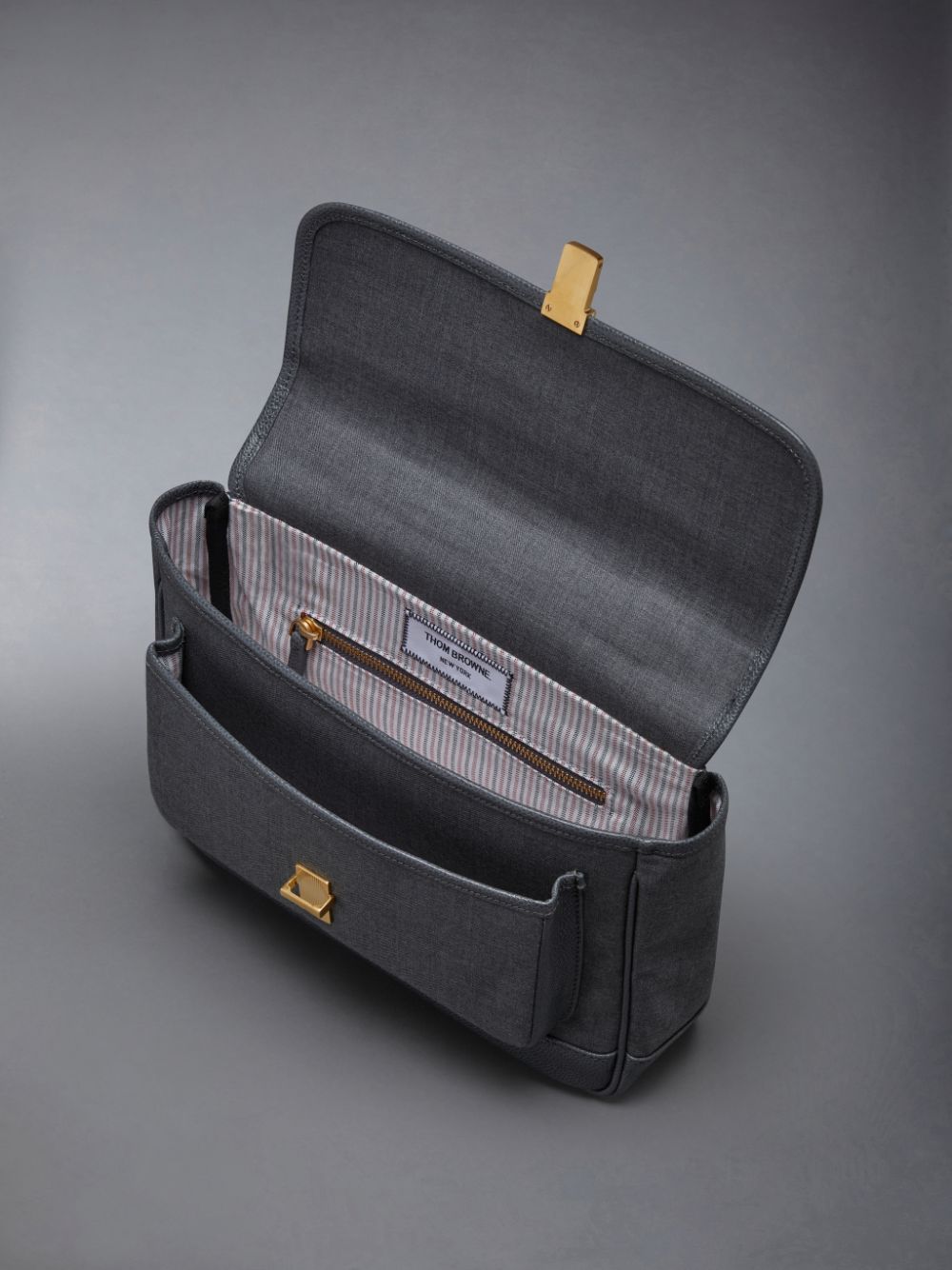 Thom Browne Super 120's Twill School メンズ リュック グレー | NRN34A74241