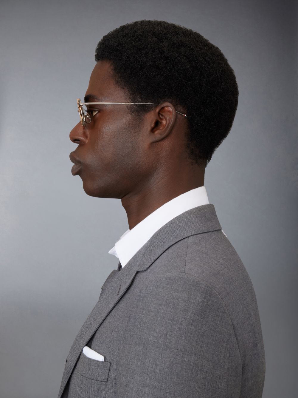 Thom Browne Titanium Round Clip On メンズ サングラス ピンク | KCG42A67206