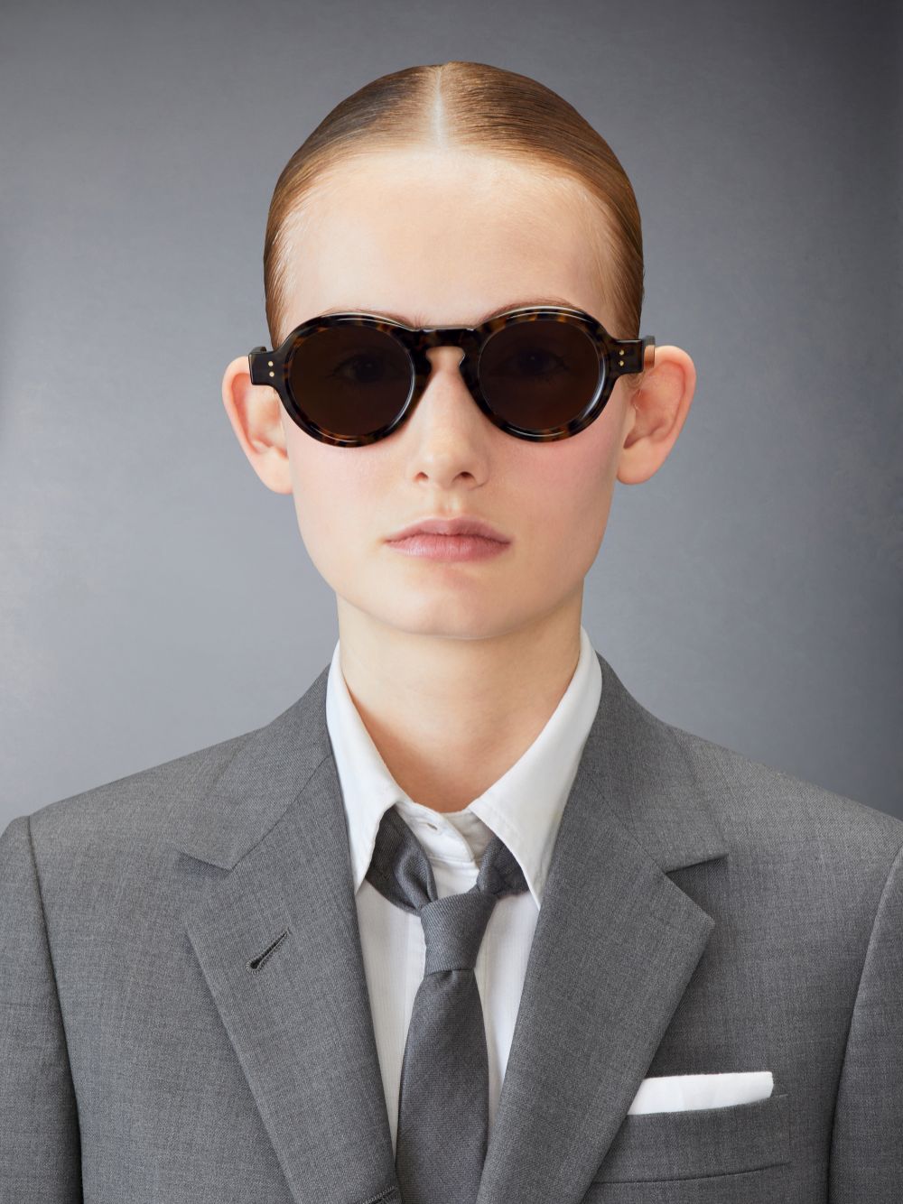 Thom Browne Tokyo Tortoise Acetate Round メンズ サングラス ブラウン | NZD47Y87191