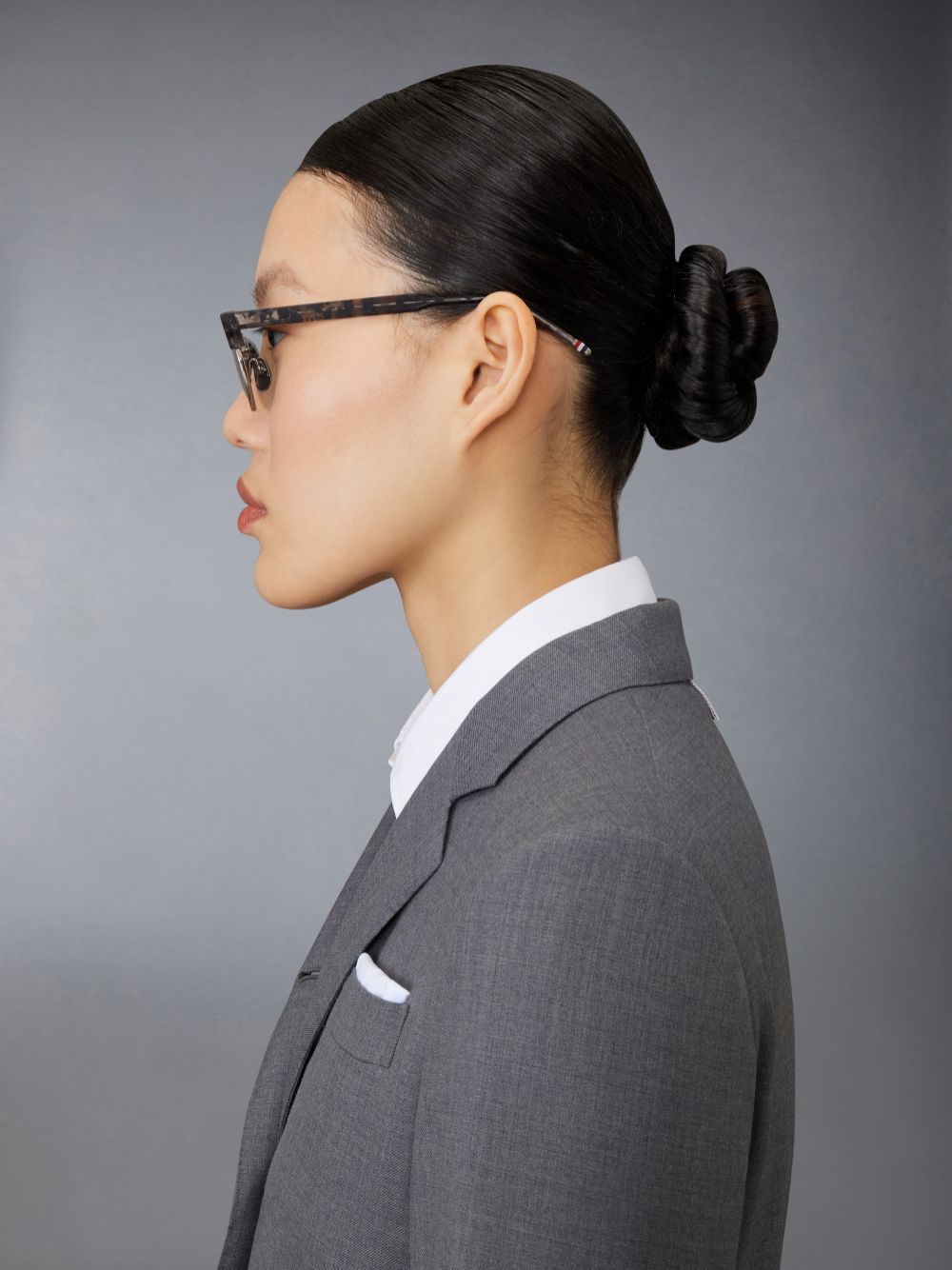 Thom Browne Tortoise Acetate And Titanium Oval レディース サングラス 緑 | LEA21J90715