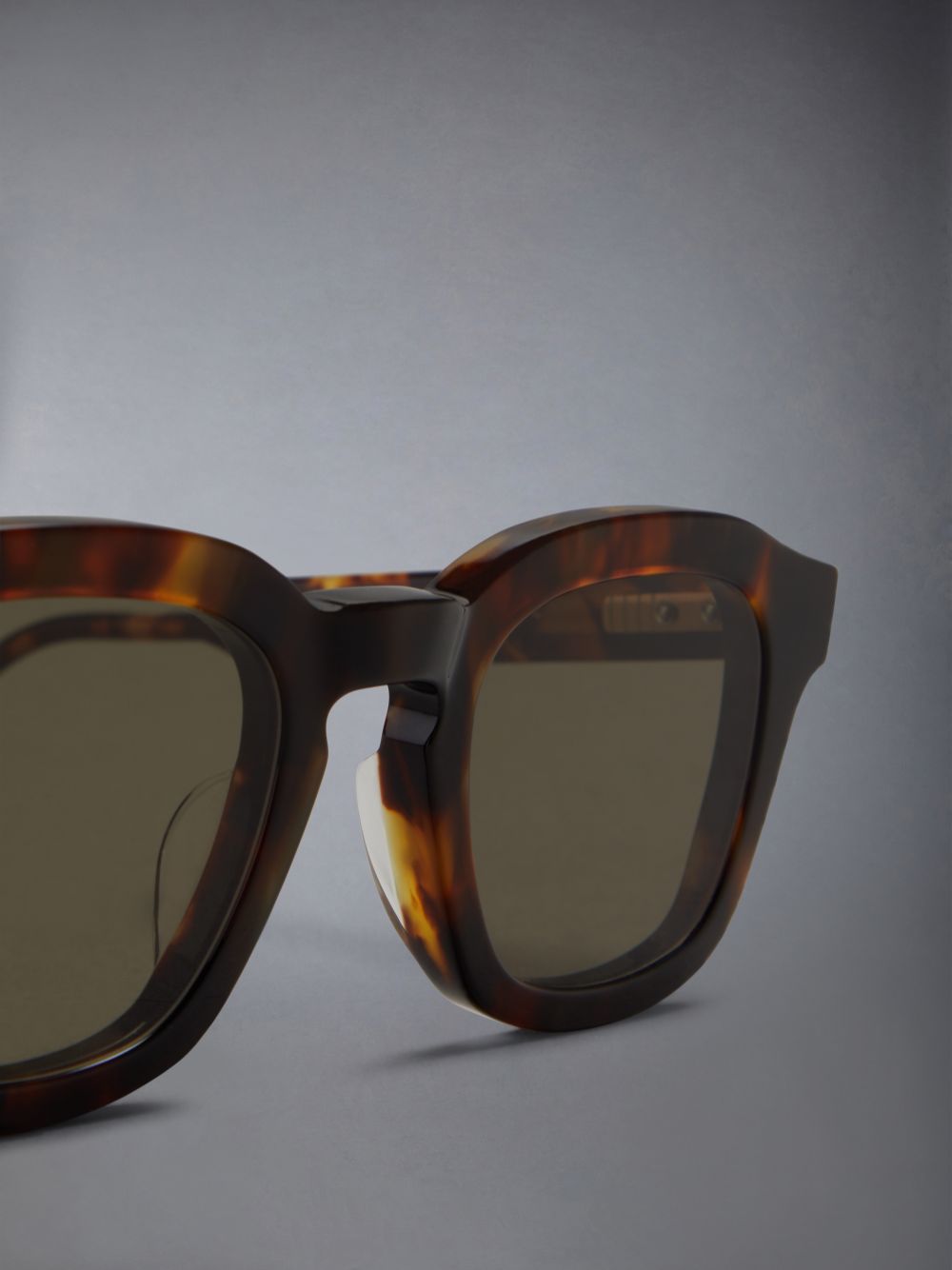 Thom Browne Tortoise Acetate Rectangular メンズ サングラス ブラウン | FXI99B53583